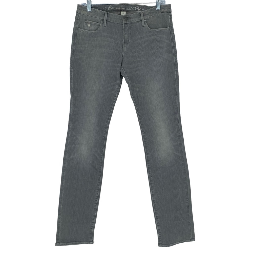 AF NWT Abercrombie & Fitch faded gray skinny jeans wms sz 6